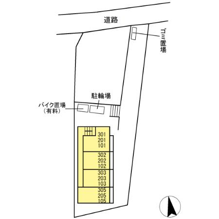 モンサンオールの区画図