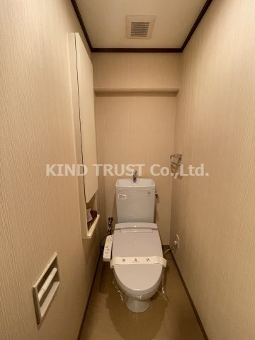 朝日プラザ東天満のトイレ|ゆったりとした空間のトイレです