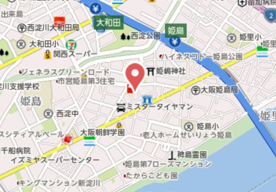 【地図】 | ハーモニーテラス姫島Ⅲ