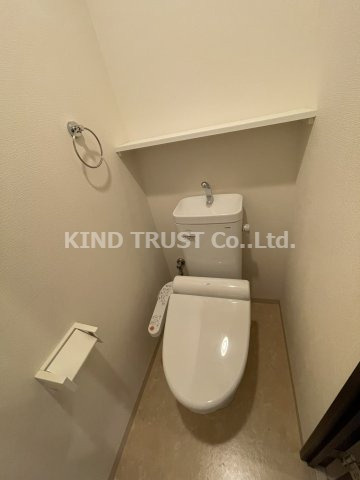 ヴィルヌーブ中之島のトイレ|ゆったりとした空間のトイレです