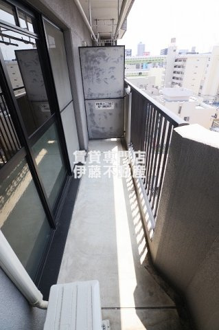 レジデンス黒龍のバルコニー