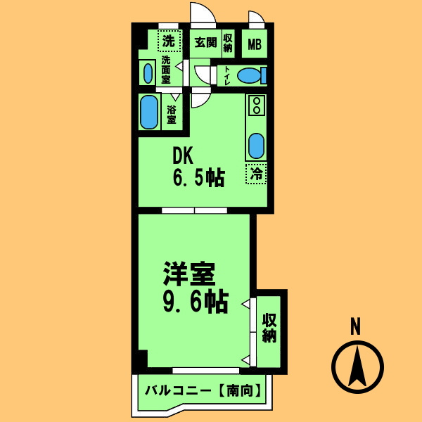 レジデンス黒龍の間取り