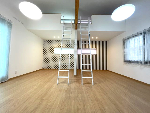 佐伯区八幡が丘1丁目　№28641の洋室|2階　16帖
間仕切りを造作すれば
独立したお部屋として
使用できます。