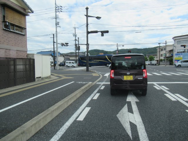 津山市城代町　売土地22.78坪の周辺|奴通りの大きな交差点付近