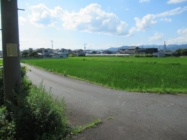 津山市河辺　事業用地579坪（津山インター近く）の前面道路含む現地写真