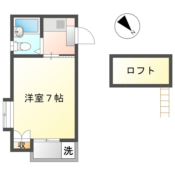 ミヨシコーポ早島の間取り