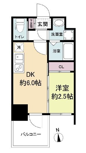セレニテ天満橋アリアの間取り