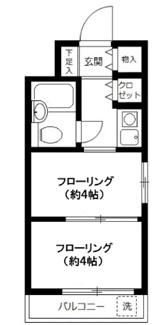【間取り】 | エトワール武蔵境