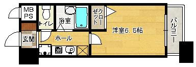 【間取り】 | HOPE CITY天神橋