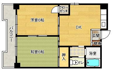 【間取り】 | 平和ハイツ