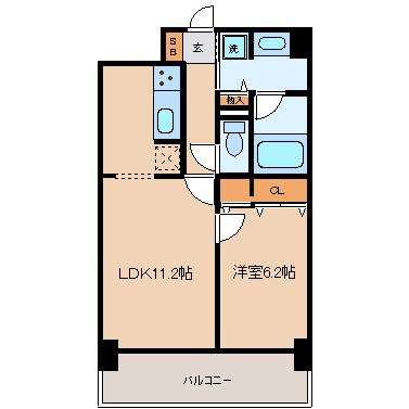 【間取り】 | リーガル東天満