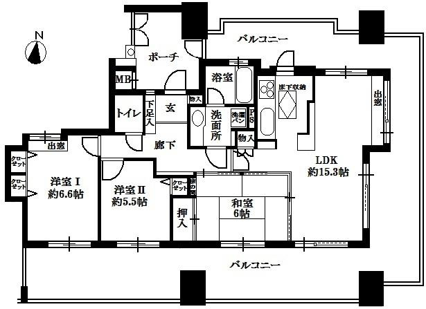 【間取り】 | シティタワー大濠