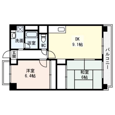 ピアニスクエアの間取り
