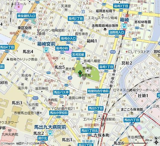 【地図】 | コアマンションネクステージ箱崎宮前 | 地図