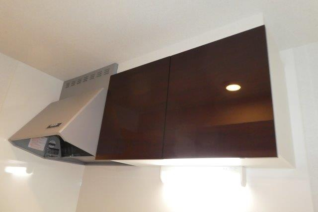 SUN16浜町のキッチン|キッチン上収納