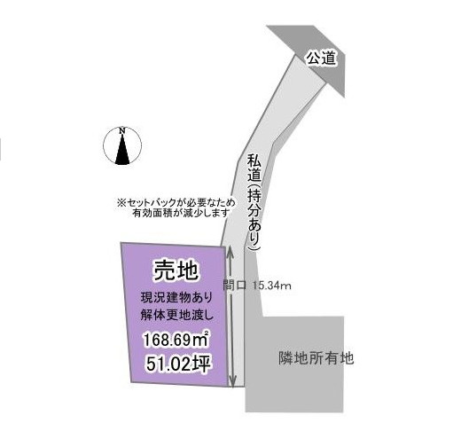 東大宮1丁目　売地の土地図