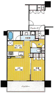 【間取り】 | ロジュマンタワー梅田