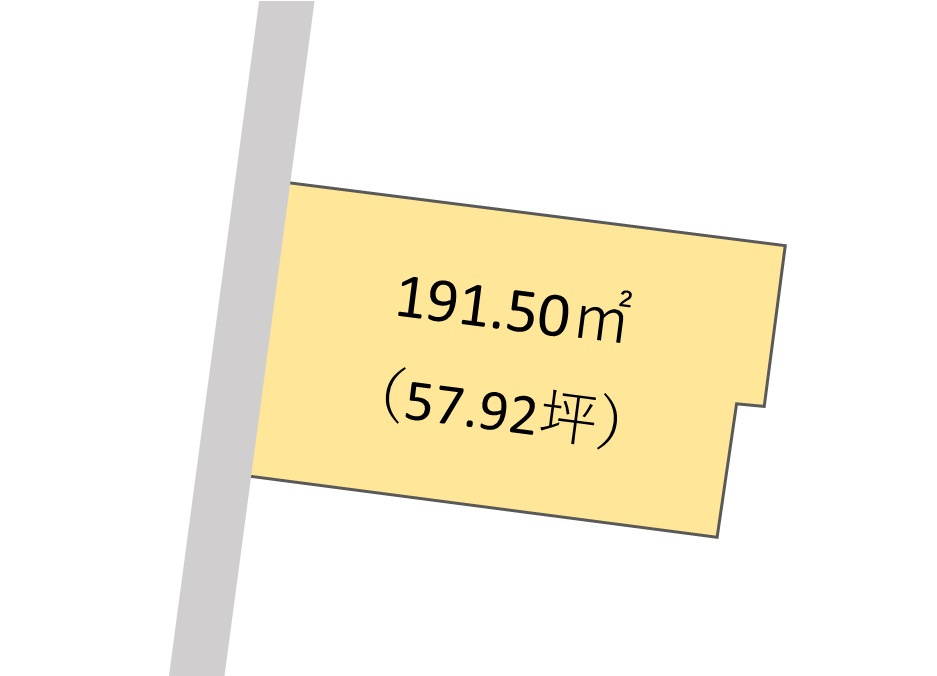 和歌山市上野・土地・56727の区画図