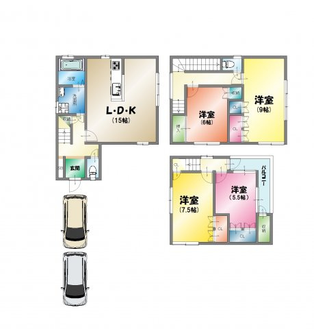 【間取り】 | 花園春日町