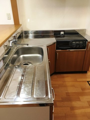 【キッチン】 | さくらいマンション石田浜 | L字型IH付です。