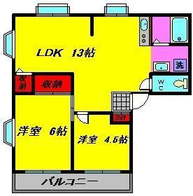 【間取り】 | クレストコートＩ
