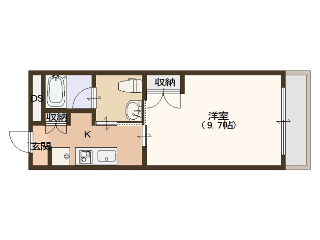 【間取り】 | エルセレーノ住之江