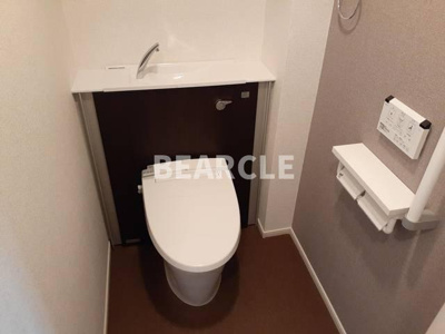 【トイレ】 | エスポワールⅣ | ゆったりとした空間のトイレです