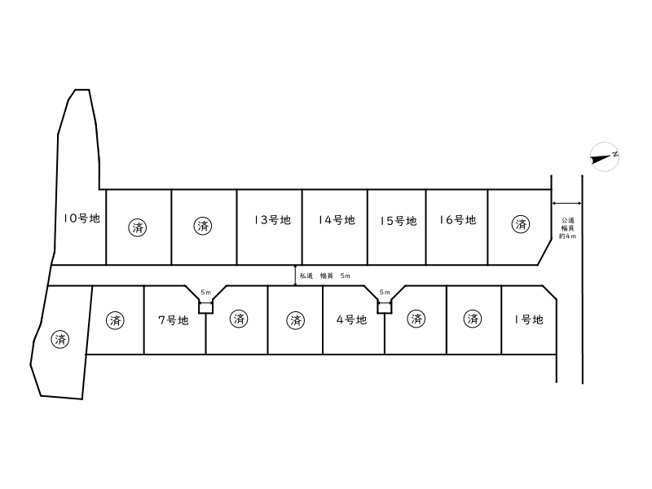 【区画図】 | たつの市誉田町福田／17区画