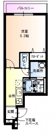 フジパレス新深江V番館の間取り