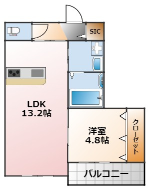 【間取り】 | プレシャス小松Ⅱ