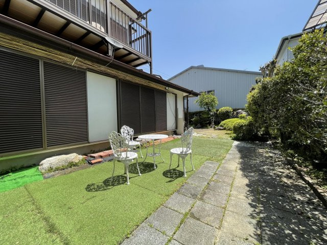 高知市北竹島町　中古住宅の庭