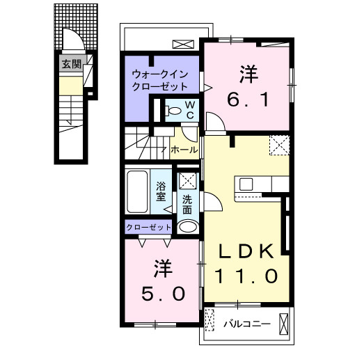 【間取り】 | エアリーハウスC