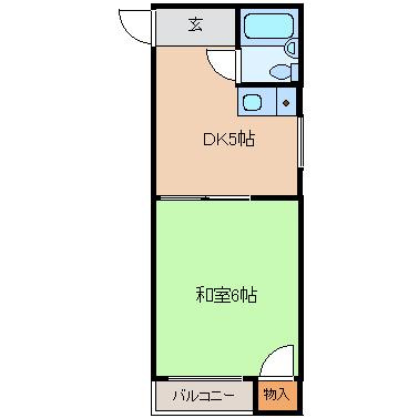 【間取り】 | 南森町第2ロイヤルハイツ