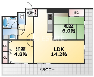 【間取り】 | パークプラザ鷹取