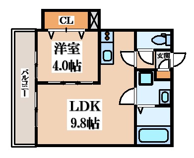 【間取り】 | ジーメゾン東大阪寿