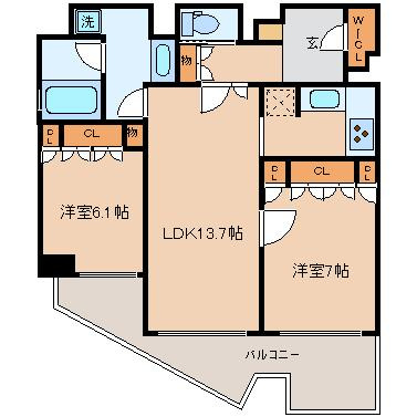 【間取り】 | リーガル梅田ＥＡＳＴ