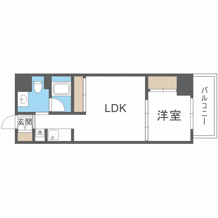 Uresidence Temmabashiの間取り