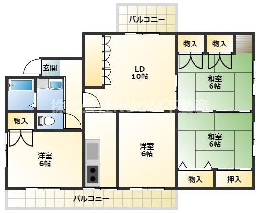 ニューサンシティコープの間取り