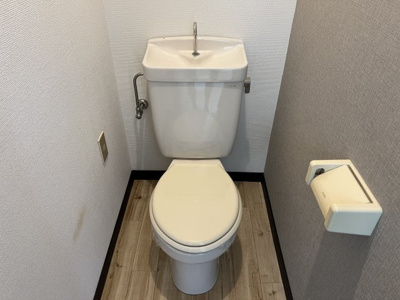 【トイレ】 | ウエストリバーマンションⅠ | ウォシュレット付きました！