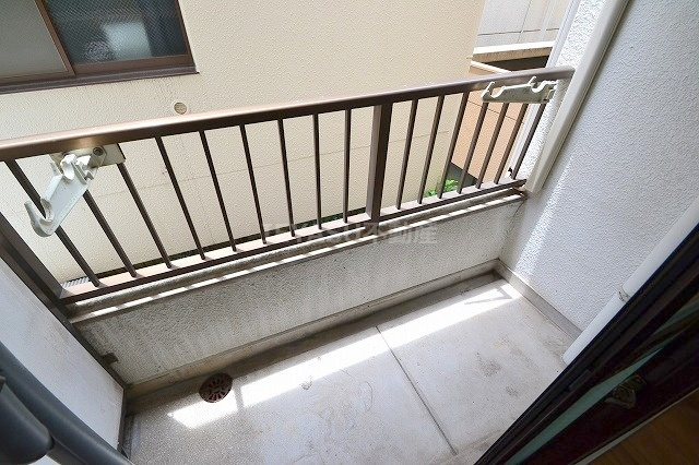 広島市中区白島中町の賃貸マンションのバルコニー