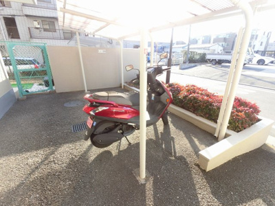 【その他共用部分】 | エンゼルハイム新川崎 | バイク置場です。