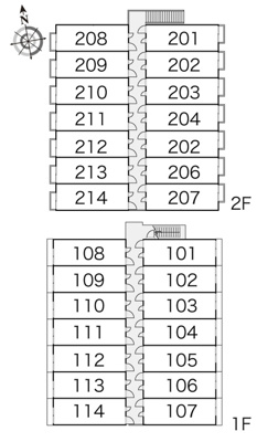 【区画図】 | レオパレス修浦