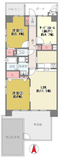 【間取り】 | エクセル武庫川 | 新婚様からファミリー様まで幅広くおすすめの間取りです♪