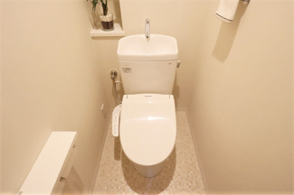 【トイレ】 | エクセル武庫川 | 新品のトイレです♪！温水洗浄便座です♪水廻り全てが新品で気持ちよくご入居していただけます！