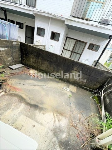 中屋住宅のバルコニー