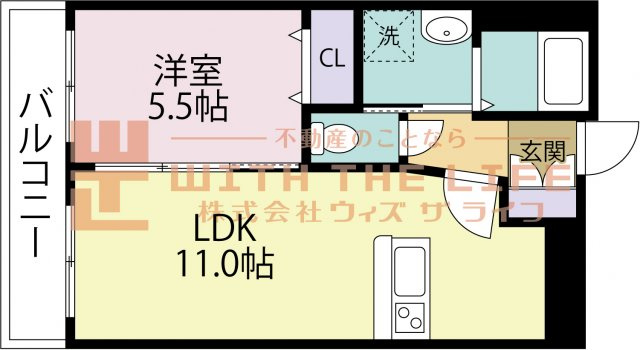 ブランドルフ【キャッシュバック対象物件】の間取り