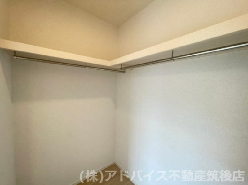 八女市龍ケ原のアパートの収納