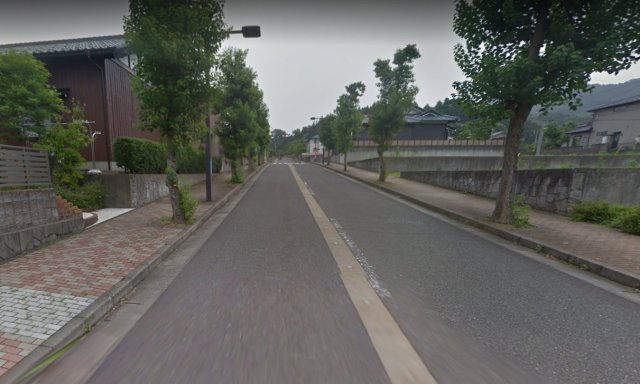 福井市志津が丘　分譲地22の前面道路含む現地写真
