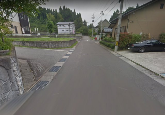 福井市志津が丘　分譲地36の前面道路含む現地写真
