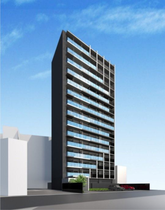 メルディア大正D.C.の外観パース